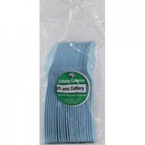 Load image into Gallery viewer, 25 Pack Plastic Light Blue Spoons - 17cm - The Base Warehouse