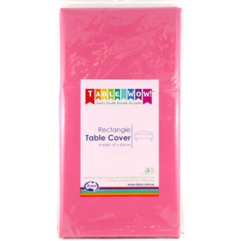 Magenta Rectangle Tablecover - 1.37m x 2.74m - The Base Warehouse