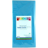 Load image into Gallery viewer, Azure Blue Plastic Rectangle Tablecover - 137cm x 274cm - The Base Warehouse