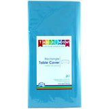 Load image into Gallery viewer, Azure Blue Plastic Rectangle Tablecover - 137cm x 274cm - The Base Warehouse