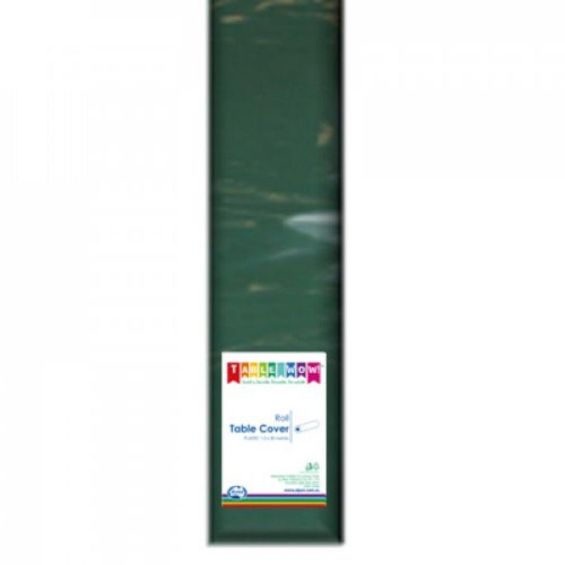 Hunter Green Tablecover Roll - 1.2m x 30cm