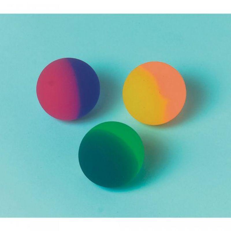 6 Pack Two Tone Bounce Balls - 5cm - The Base Warehouse