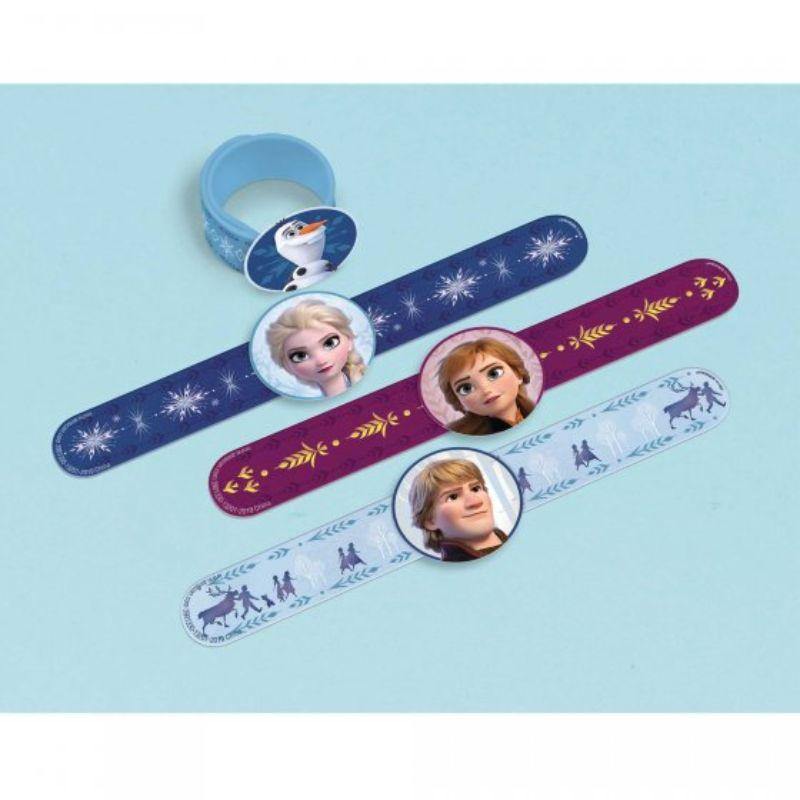 4 Pack Frozen 2 Slap on Bracelets - The Base Warehouse