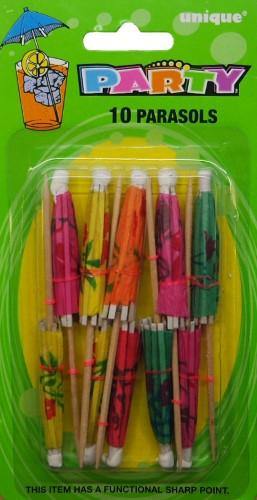 10 Pack Parasol Picks - The Base Warehouse