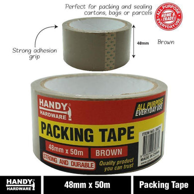 Brown Packaging Tape - 48mm x 50m - The Base Warehouse