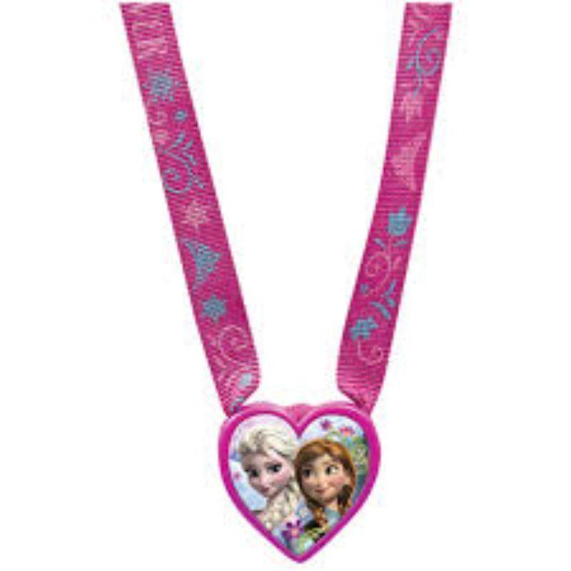 12 Pack Frozen Charm Necklace Favor - The Base Warehouse