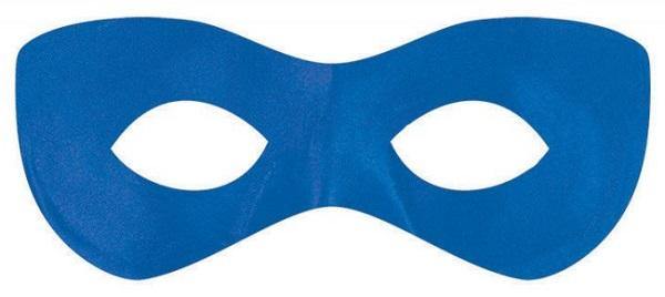 Blue Super Hero Mask - The Base Warehouse