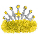 Load image into Gallery viewer, Yellow Gold Tinsel Tiara - The Base Warehouse