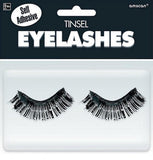 Load image into Gallery viewer, Black Tinsel Eyelashes - The Base Warehouse