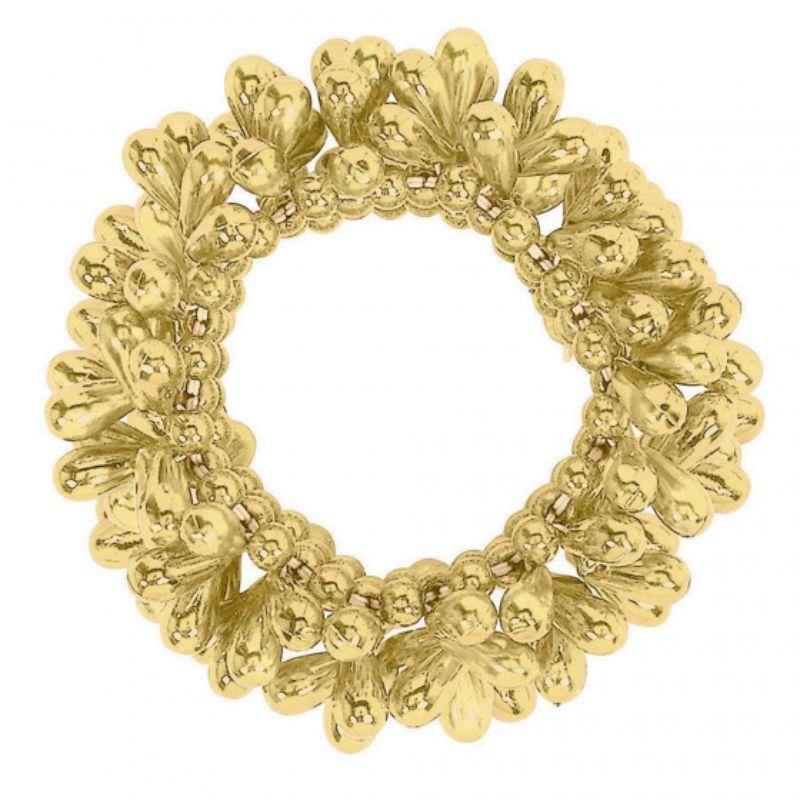Gold Bead Bracelet - 7.6cm - The Base Warehouse