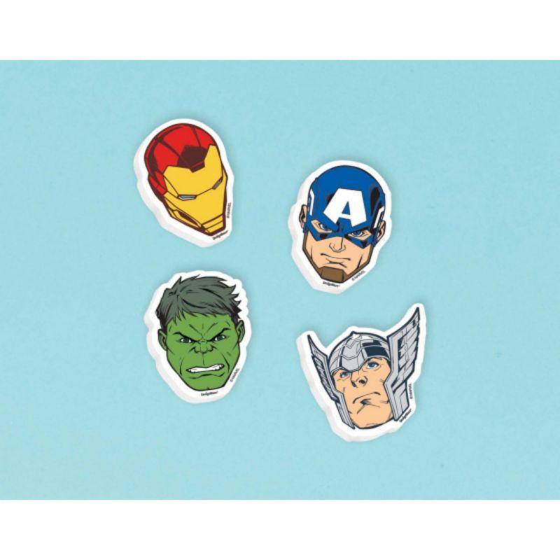 12 Pack Avengers Epic Erasers - The Base Warehouse