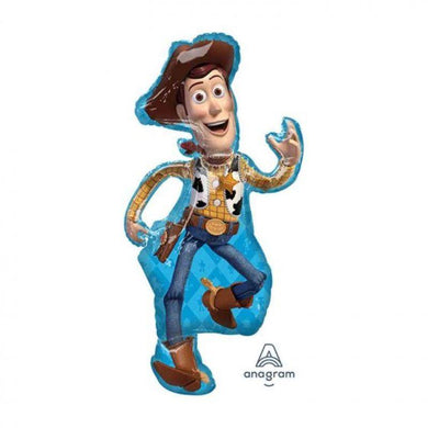 SuperShape Toy Story 4 Woody Foil Balloon - 55cm x 111cm - The Base Warehouse
