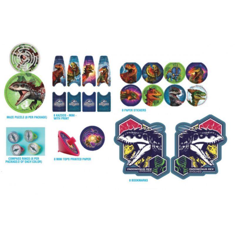 Jurassic World Mega Mix Favors Value Pack - The Base Warehouse