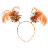 Load image into Gallery viewer, Orange Ponytail Headbopper