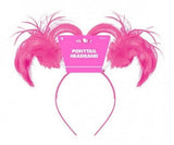 Load image into Gallery viewer, Pink Ponytail Headbopper - 20cm x 12.7cm
