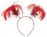 Load image into Gallery viewer, Red Ponytail Headbopper - The Base Warehouse