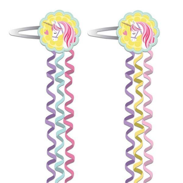 4 Pack Magical Unicorn Hair Clips - The Base Warehouse