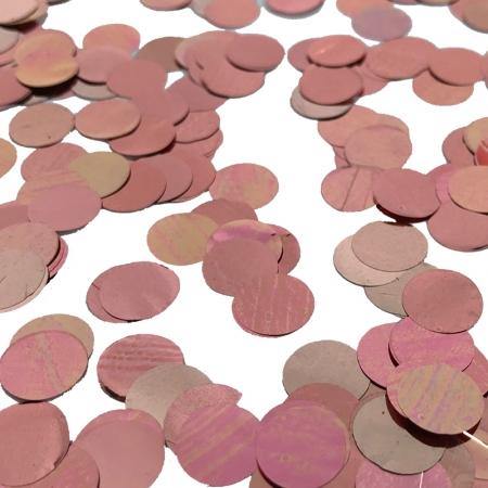 Rose Gold Round Mini Foil Confetti - 20g - The Base Warehouse