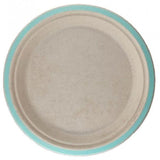 Load image into Gallery viewer, 10 Pack Mint Green Sugarcane Dinner Plates - 23cm - The Base Warehouse