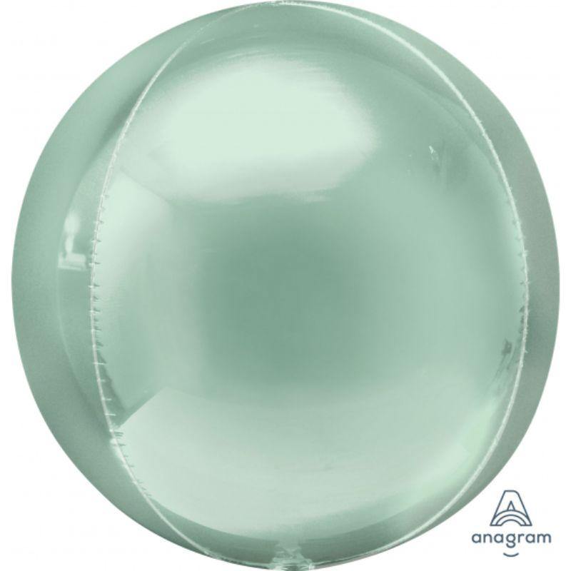 Orbz Mint Green Foil Balloon - 38cm x 40cm - The Base Warehouse