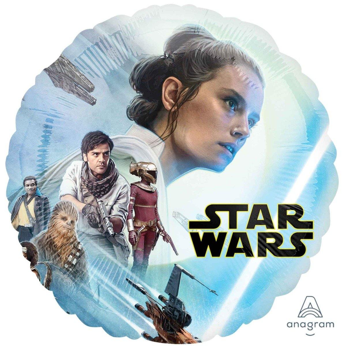 Star Wars Episode 9 Round Foil Balloon - 45cm - The Base Warehouse