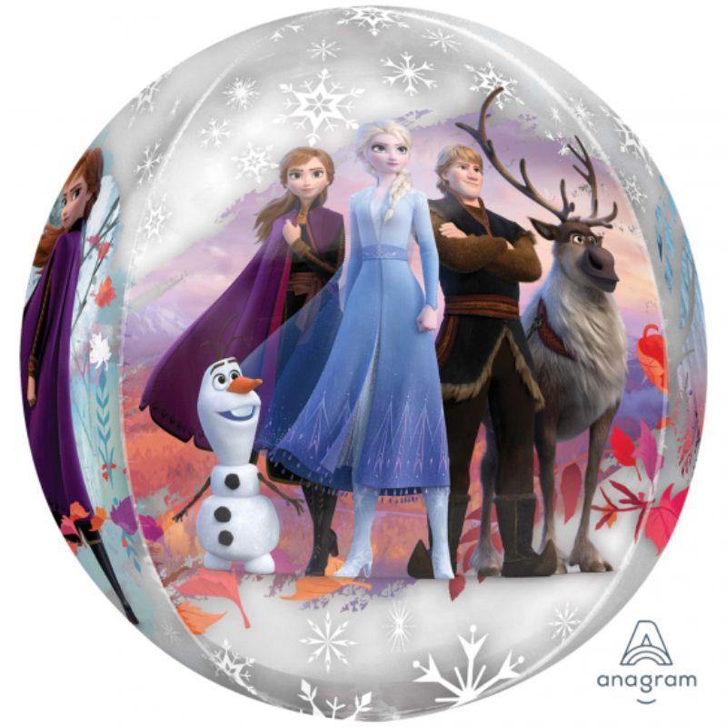 Clear Frozen 2 Bubble Balloon - 38cm x 40cm - The Base Warehouse