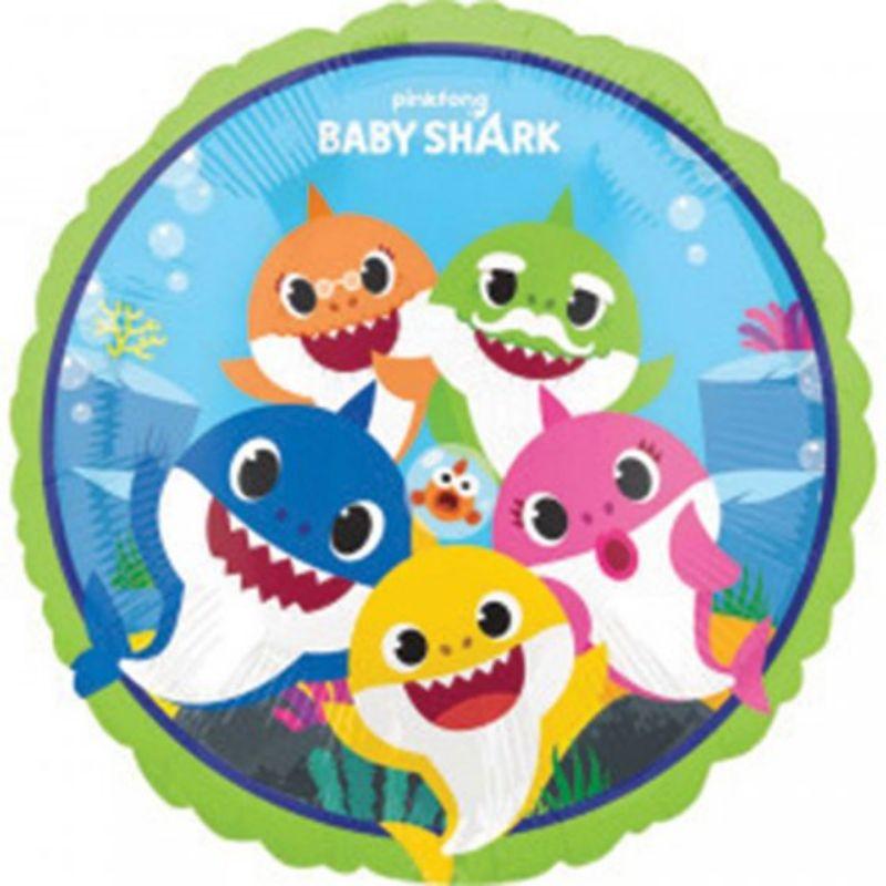 Baby Shark Foil Balloon - 45cm