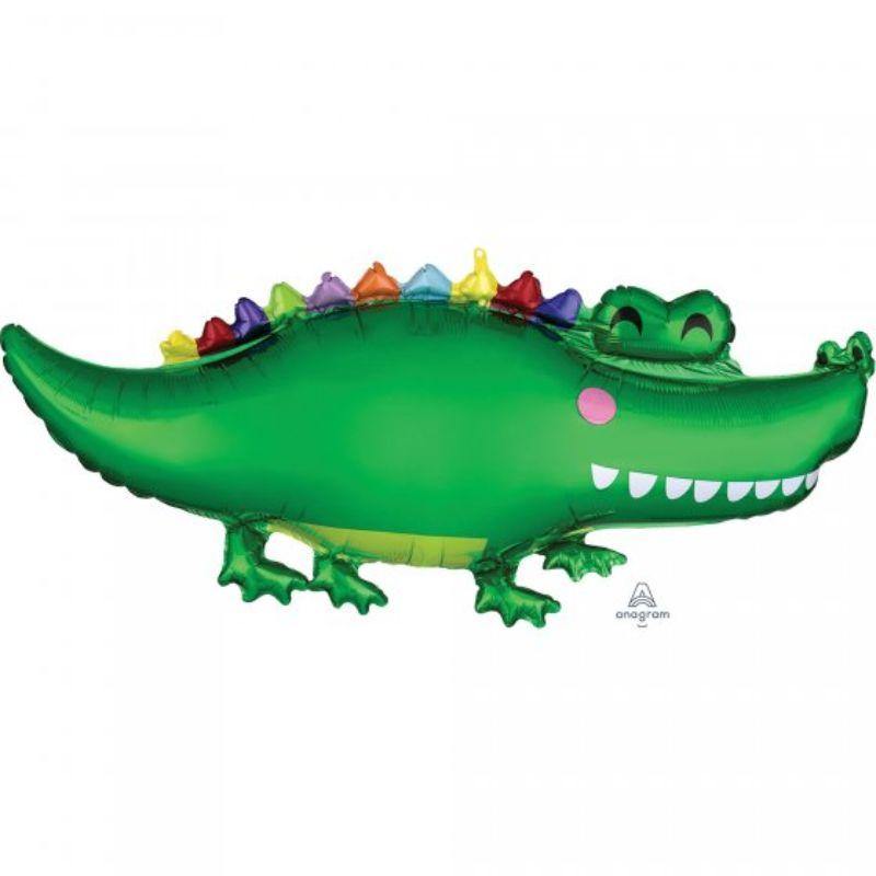 SuperShape Happy Gator Foil Balloon - 106cm x 48cm