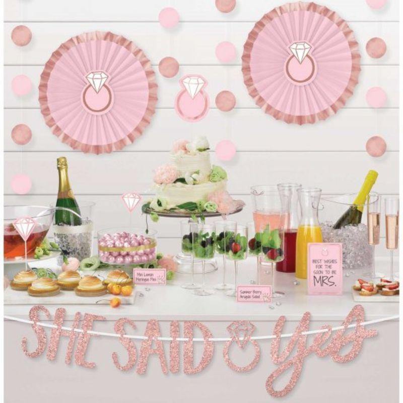 Blush Wedding Buffet Table Decoration Kit - The Base Warehouse