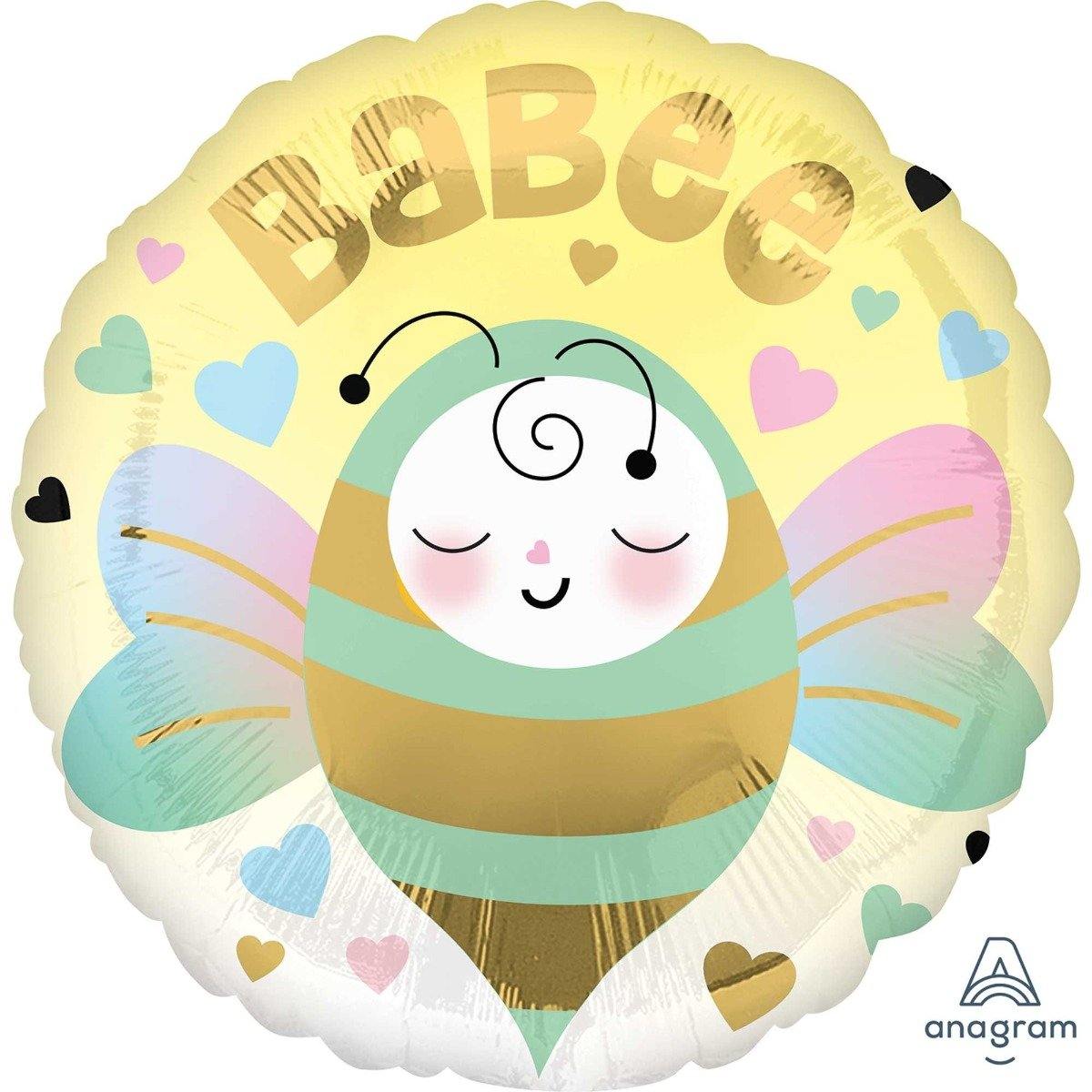 Babee Round Foil Balloon - 45cm - The Base Warehouse