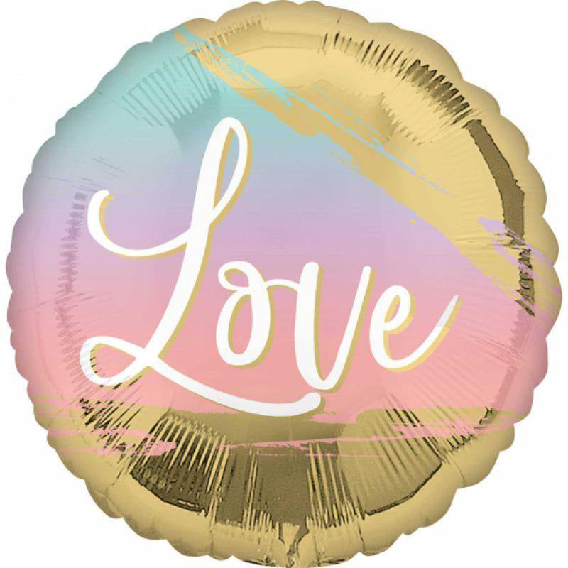 Sunset Love Round Foil Balloon - 45cm