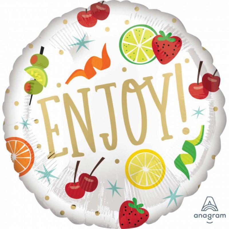 Enjoy Fruits Foil Balloon - 45cm