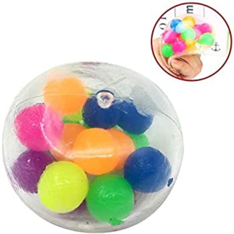 Clear Sticky Squishy Orbs Ball - 7cm