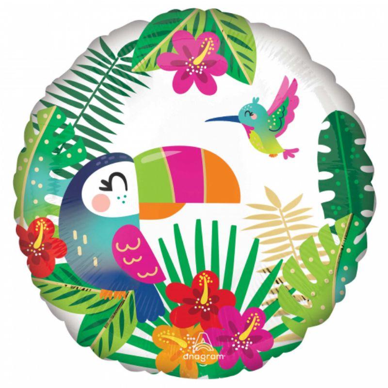 Tropical Paradise Foil Balloon - 45cm