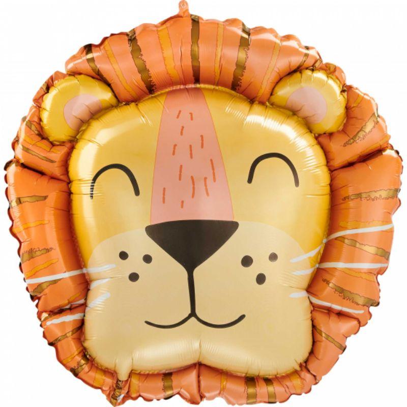 SuperShape Get Wild Lion Head Foil Balloon - 71cm x 68cm
