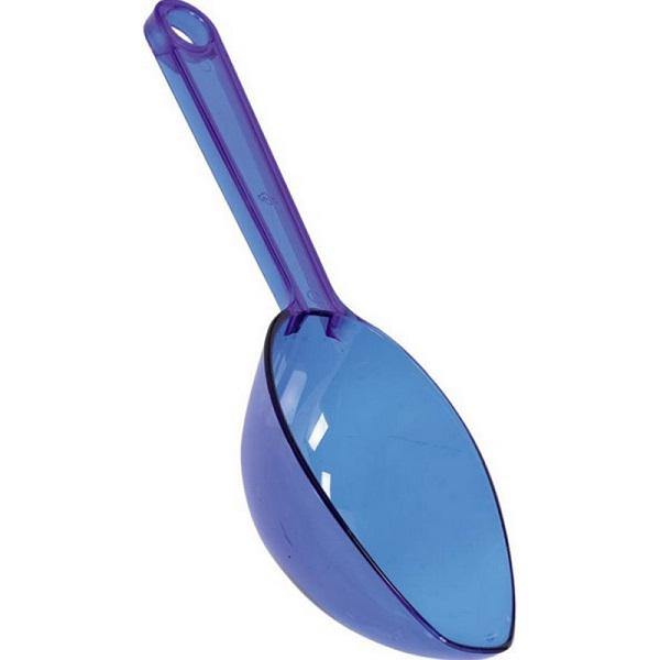 Bright Royal Blue Plastic Scoop