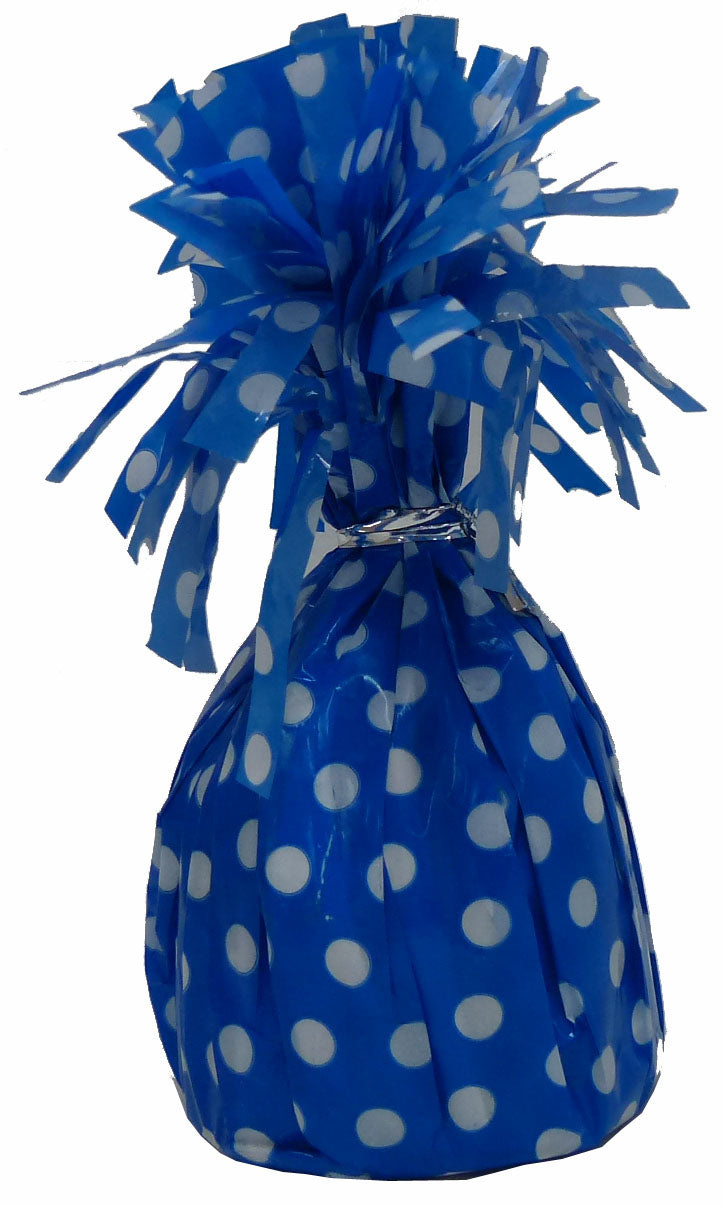 Royal Blue Dots Balloon Weight