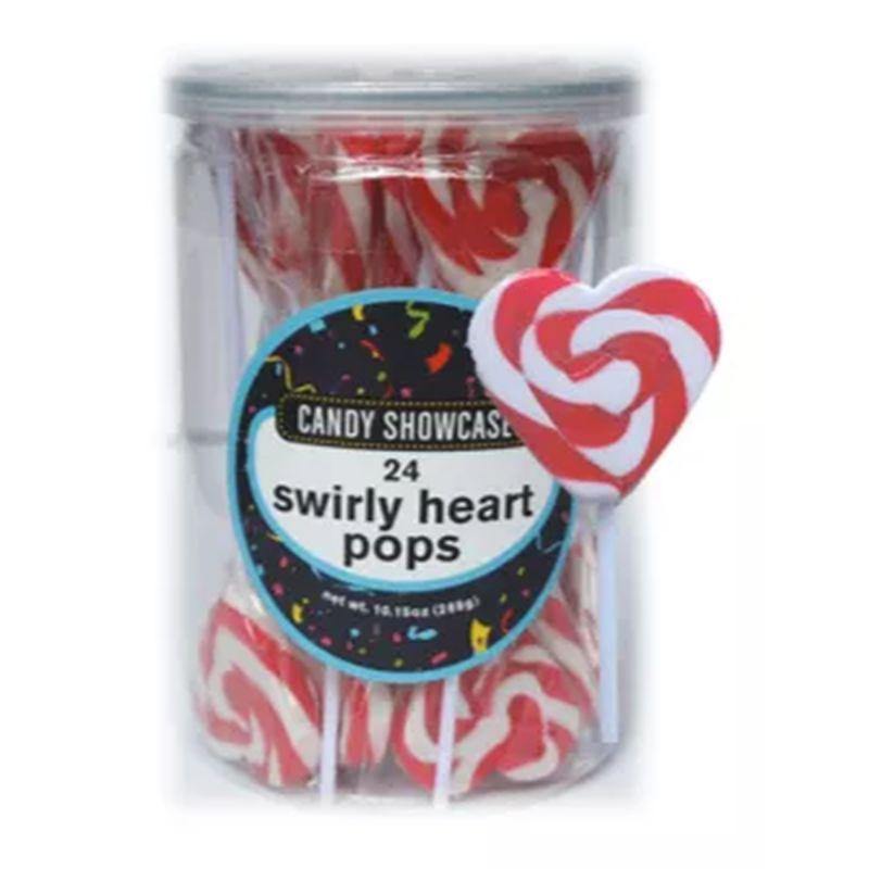 Red Swirl Heart Pop - 288g - The Base Warehouse