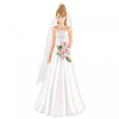 Bride Caucasian Cake Toppers - 10cm - The Base Warehouse