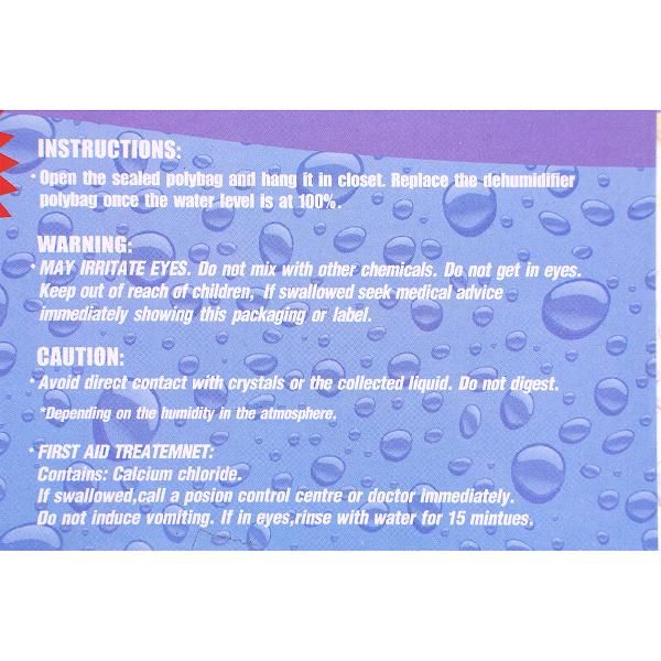 Scented Dehumidifier Bag With Hanger