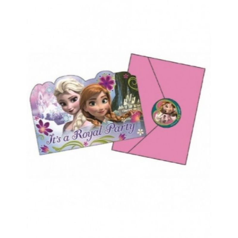 8 Pack Frozen Postcard Invitations