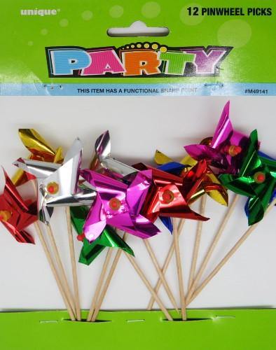 12 Pack Pinwheel Picks