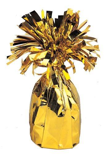 Gold Jumbo Foil Balloon Weight - The Base Warehouse