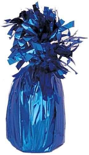 Royal Blue Jumbo Foil Balloon Weight - The Base Warehouse