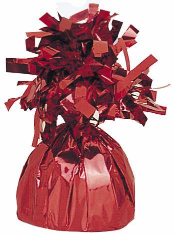 Red Foil Balloon Weight - The Base Warehouse