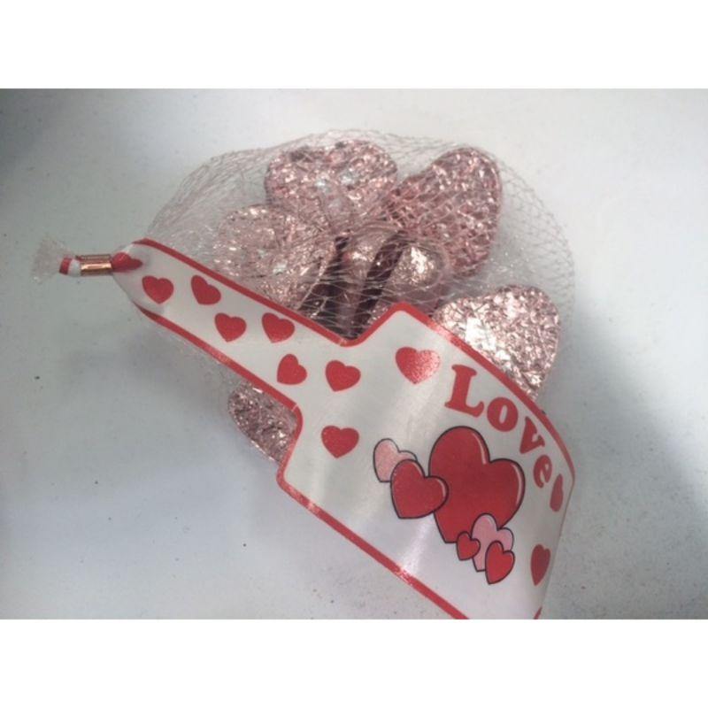 Rose Gold Chocolate Hearts - 77g