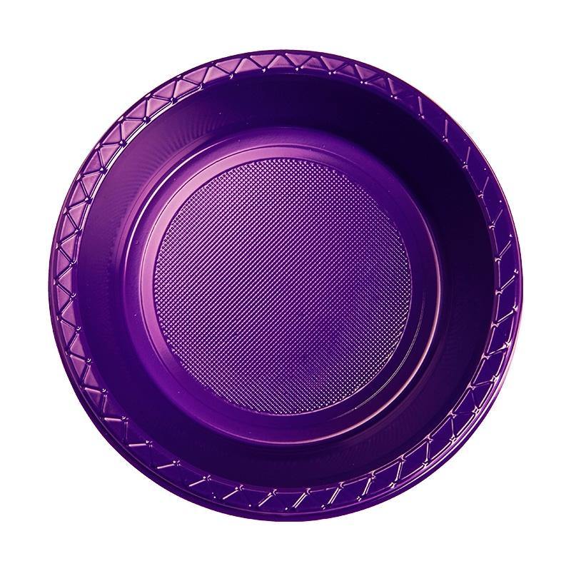 25 Pack Purple Dessert Bowls - 17cm