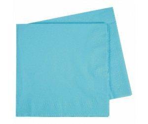 50 Pack Pastel Blue Dinner Napkins - 40cm