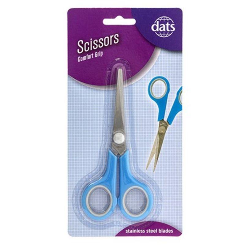 Blue Rubber Grip Scissors - 140mm