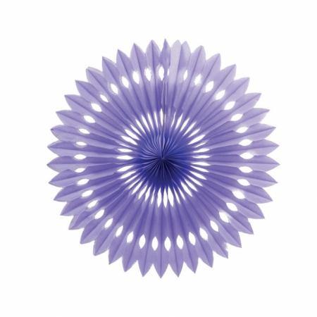 Lilac Hanging Fan Decoration - 40cm